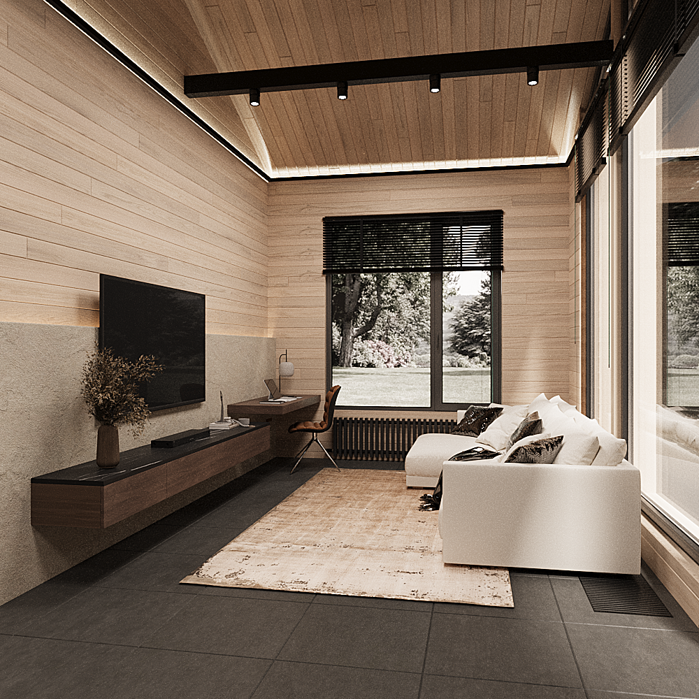 Дизайн каркасного дома. Главная