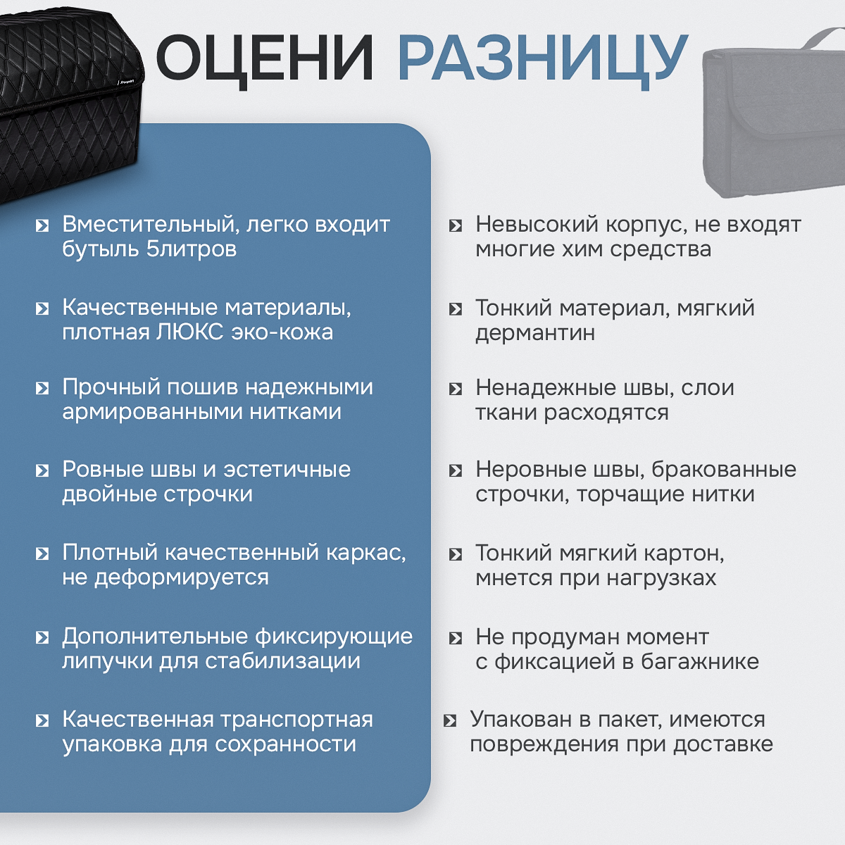 ОРГАНАЙЗЕР В БАГАЖНИК. Студия Антонины Баушевой