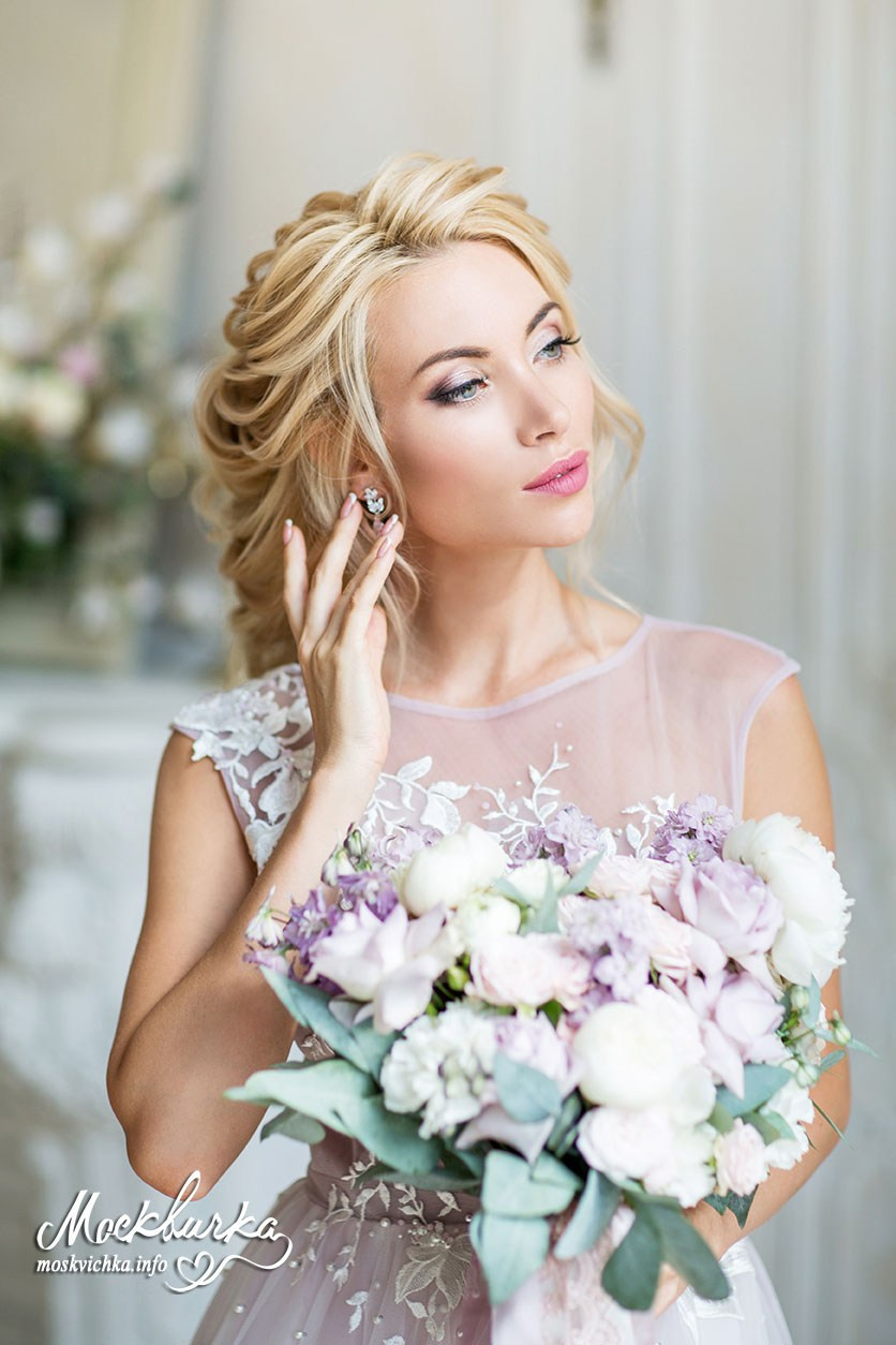 Свадебные образы. Прически и макияж на свадьбу, фотосессию, корпоратив от стилиста Кандаловой Елены в Москве, Домодедово