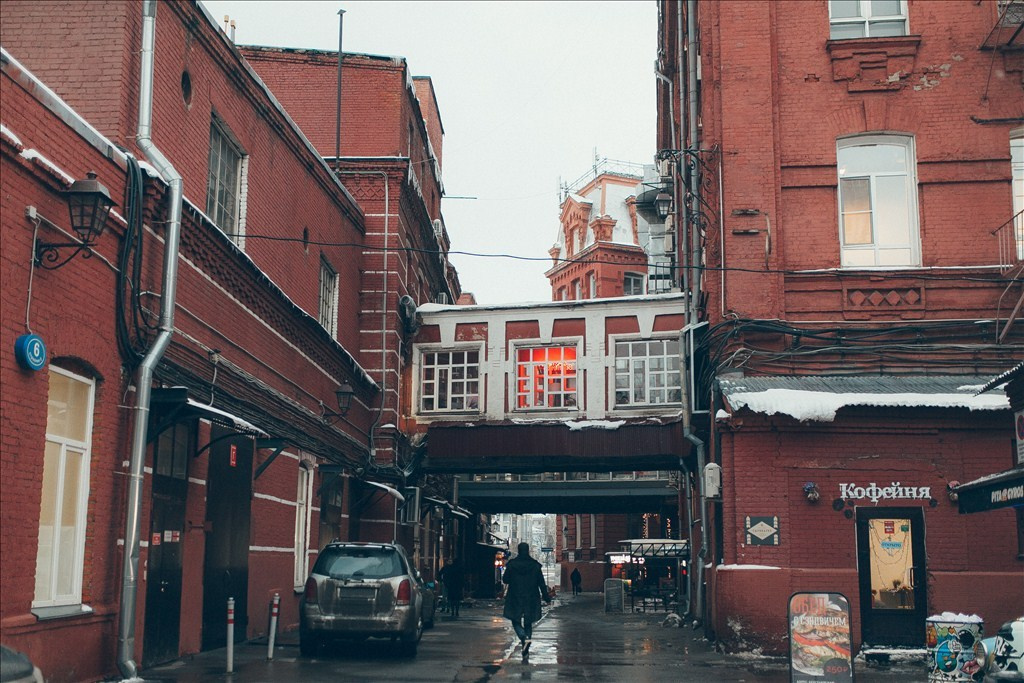 Москва в Январе