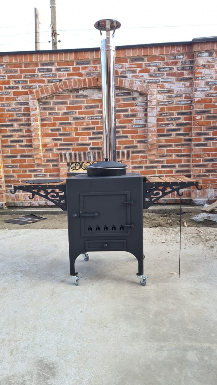 Печь под казан. Купить / заказать мангал для дома в Краснодаре от производителя «Мангал Мастер»