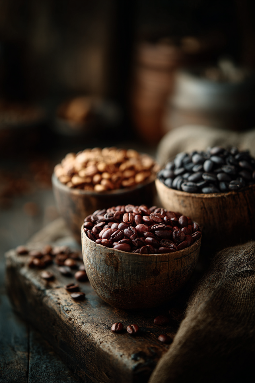 Визуальная концепция для кофейни. Ekaterina Kiral — Visual Branding & AI Creation