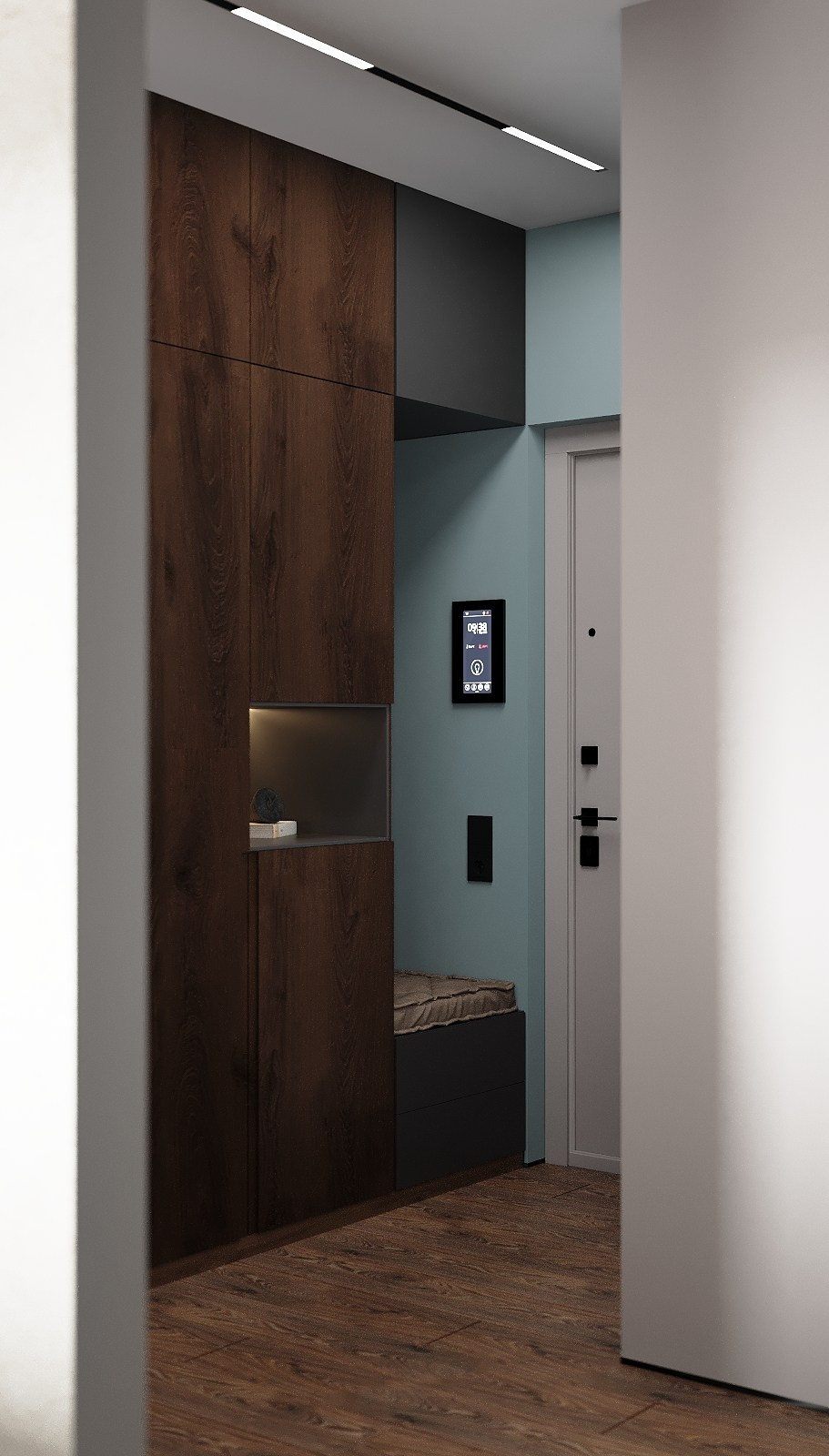 Kitchen living room. designer marunaarthomes. 3d визуализатор интерьеров