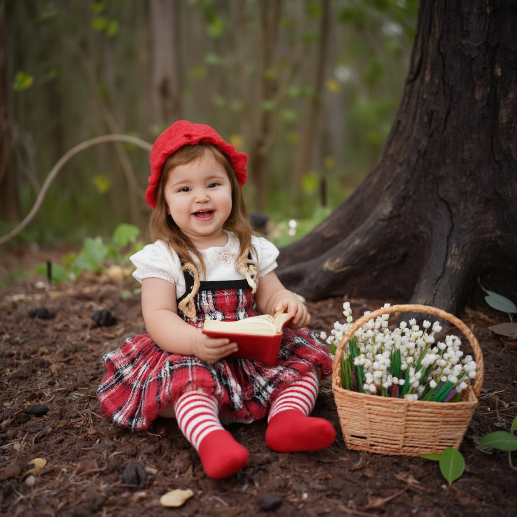 Фотосессия в Сказочном Лесу. Детская Фотостудия ГОДОВАСИКИ в Санкт-Петербурге фотосесия на годик