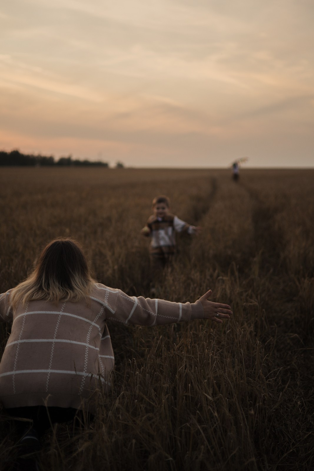 Семья в поле. Фотограф в Москве и Домодедово Ирина Коростелева