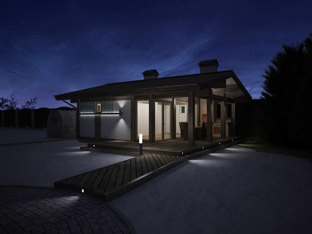 Баня в Токсово. Дизайнер в Санкт-Петербурге Дмитрий Цыбулько