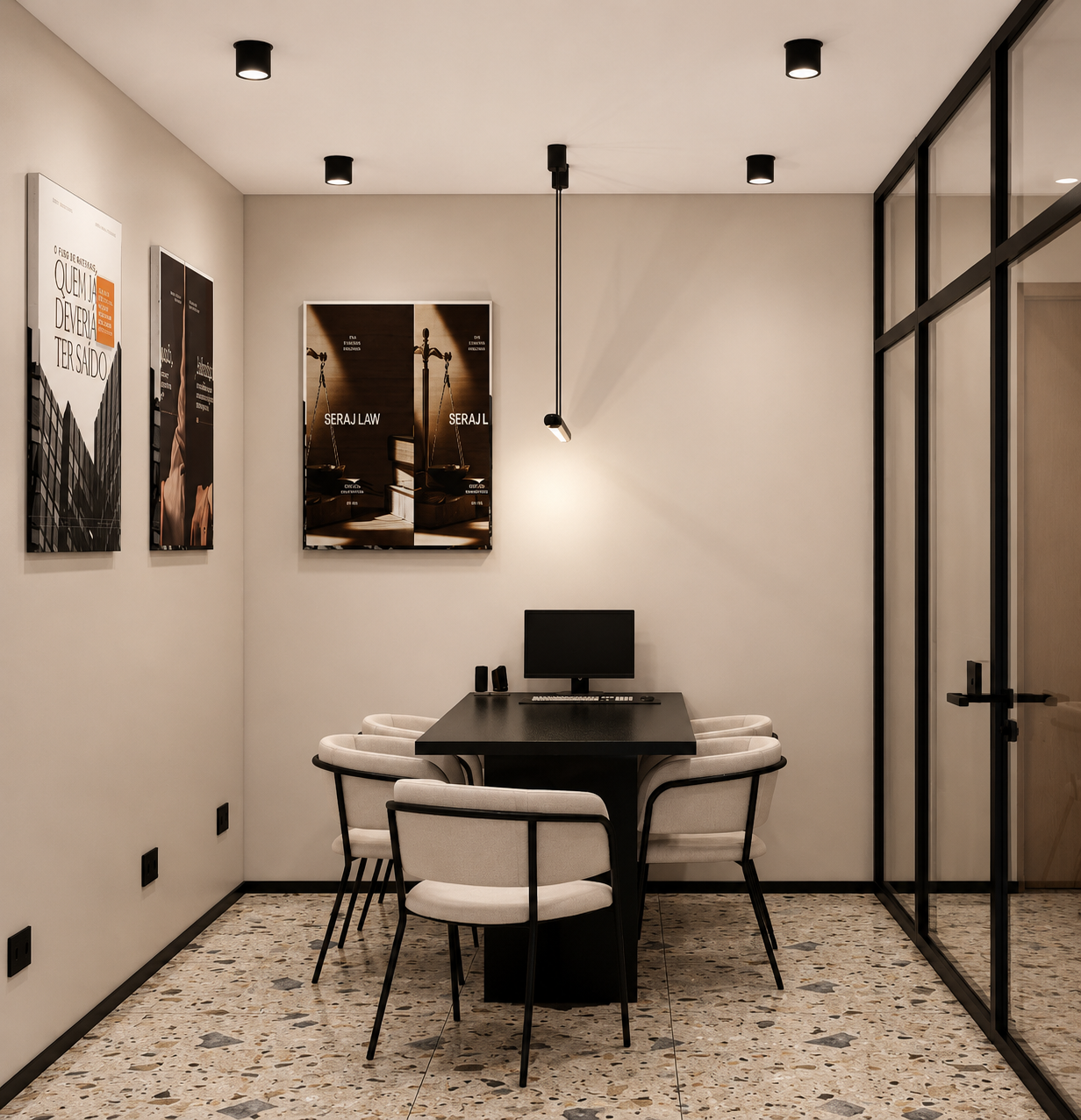 Project Офис 68 m². Дизайнер интерьера