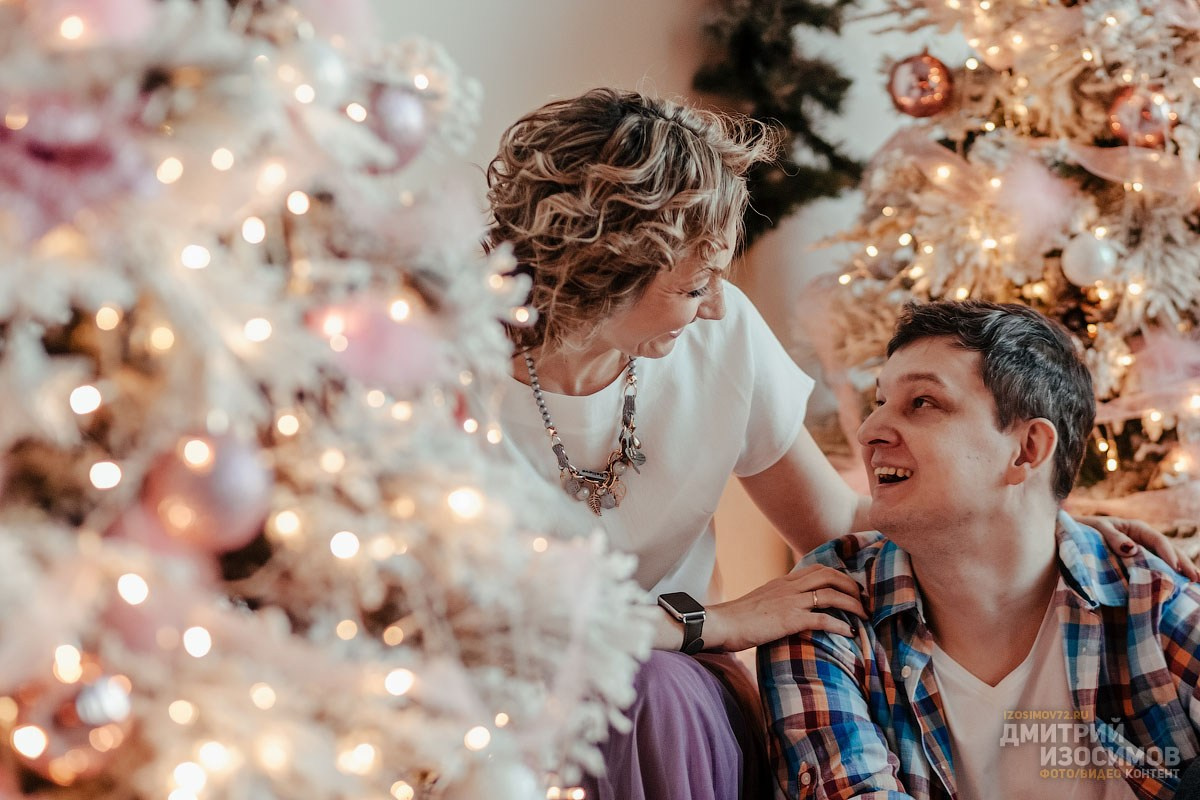 Семейная новогодняя фотосессия