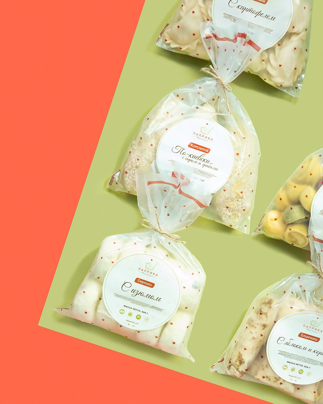 Съемка замороженных продуктов для доставки | Фуд фотограф Воронеж