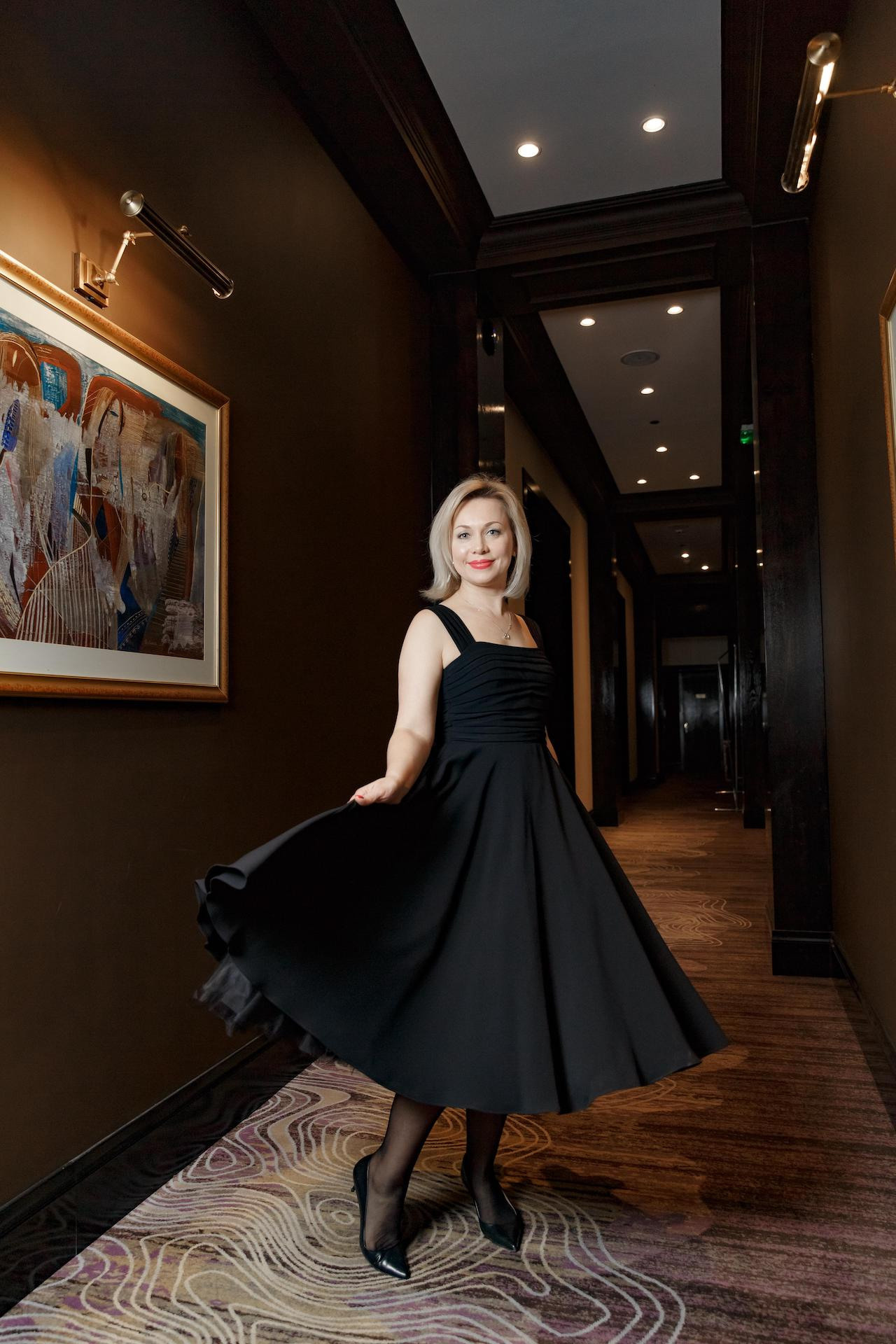 Черное платье фотосессия Москва