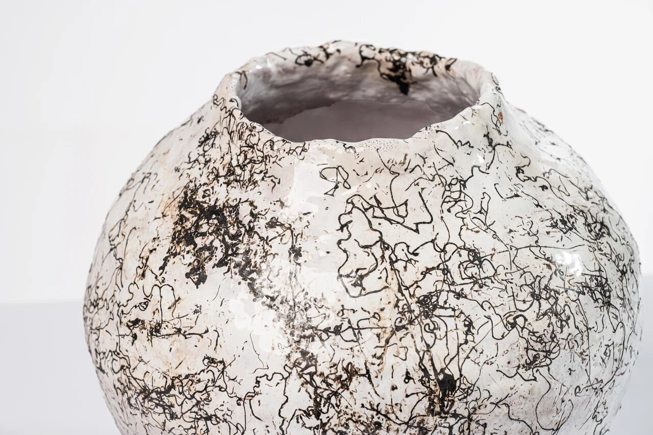 Ваза «Линии раку». Арт-керамика Катерины Жизневской