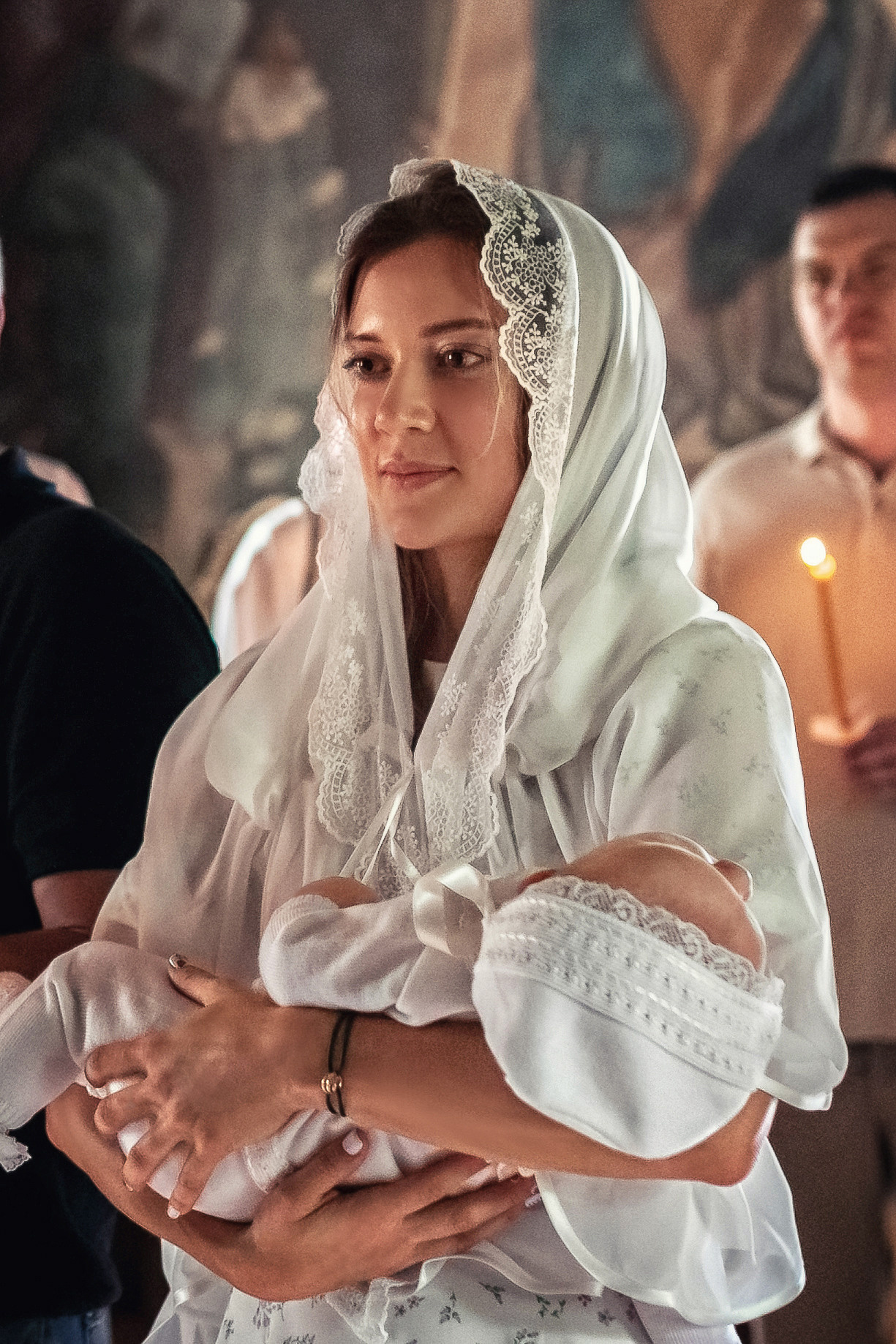 Крещение в храме Успения Пресвятой Богородицы в селе Успенское 08.08.2021. Фотограф крещения и венчания Антонова Надежда г. Москва