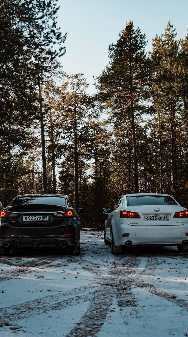 Фотосессия «Тандем инь‑ян: Mazda & Lexus». Душевный фотограф в Ноябрьске