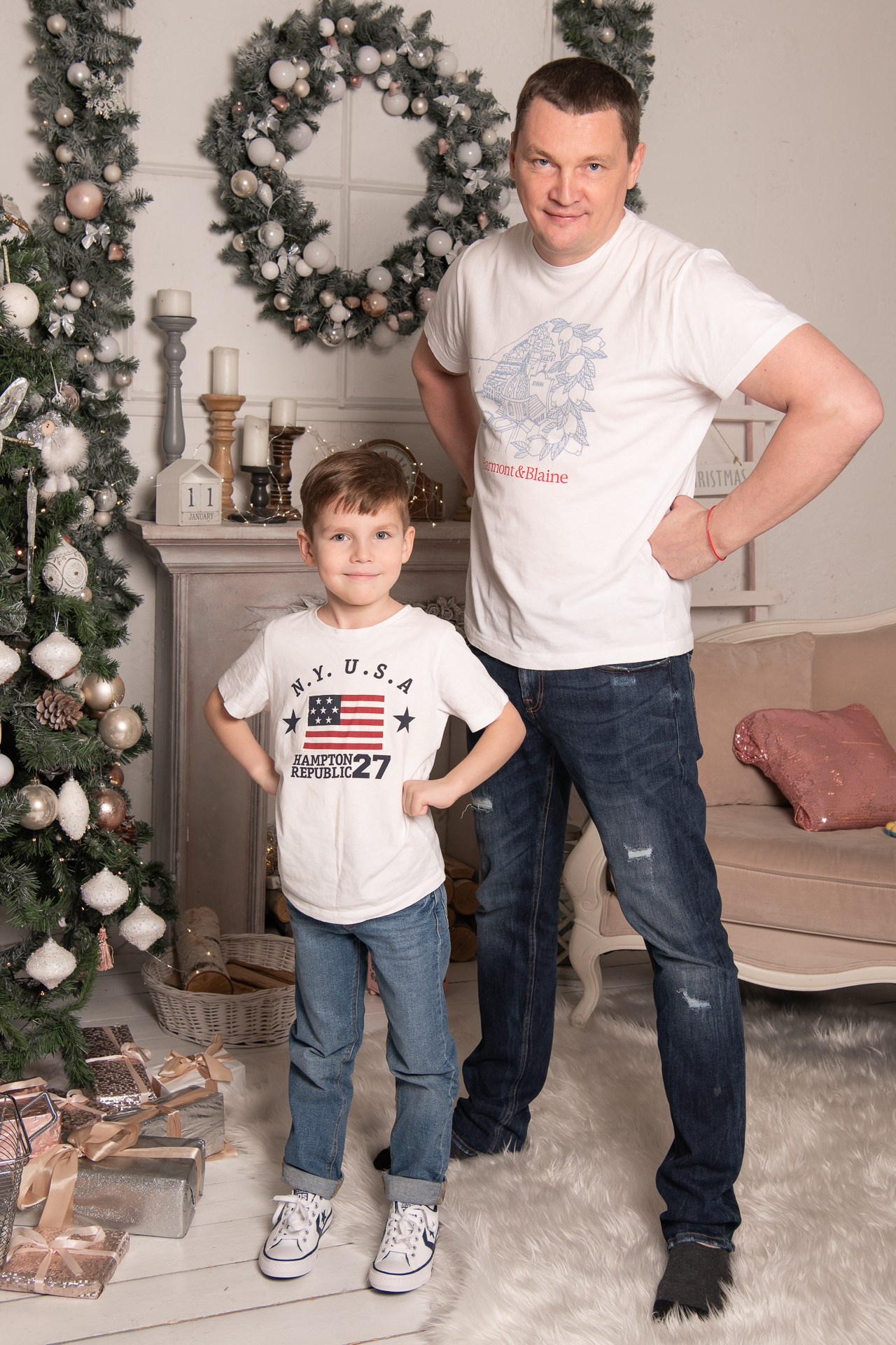 Новогодняя семейная съемка. Фомина Елена Свадебный и семейный фотограф