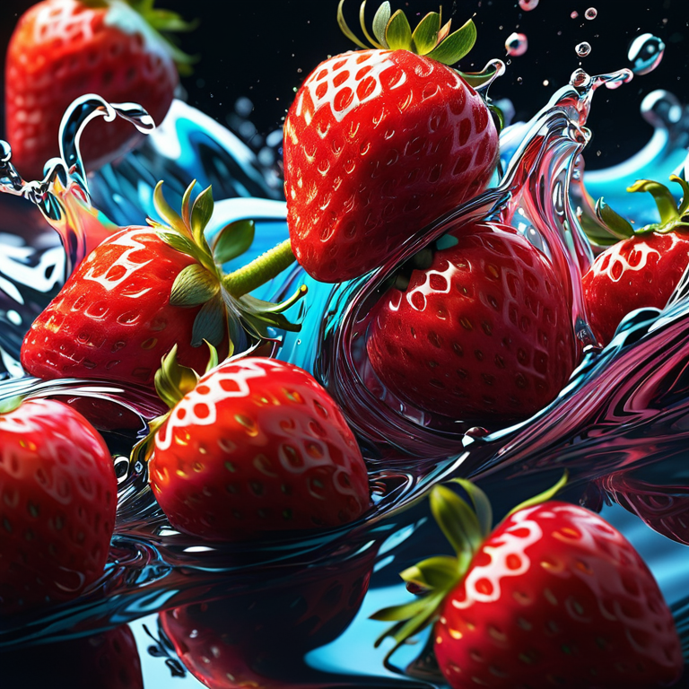 Яркая, спелая и сочная клубника