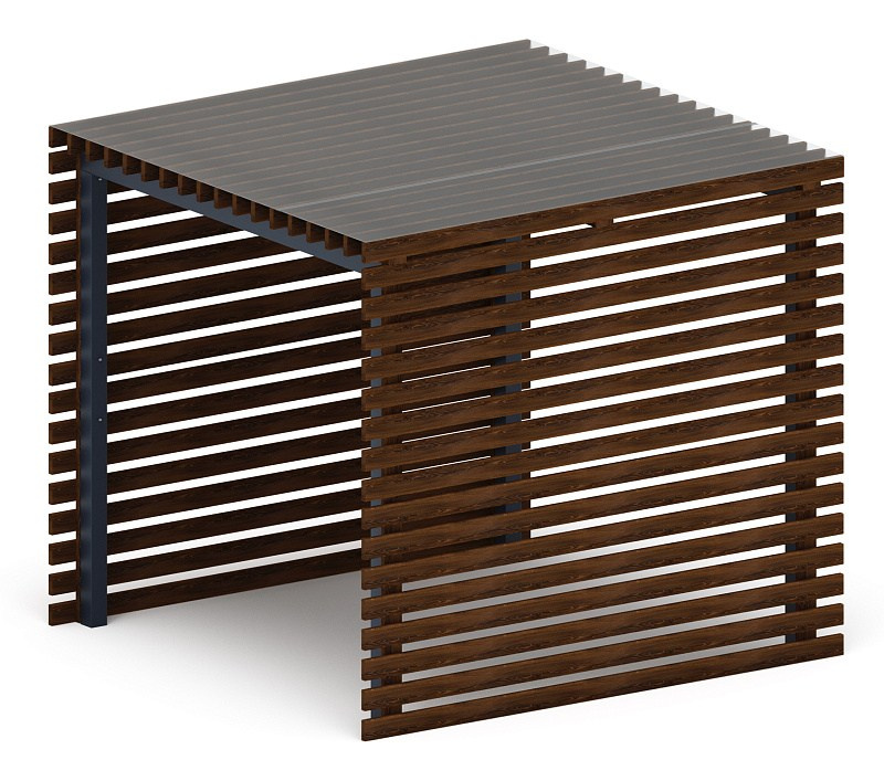 Пергола беседка - МФ 77.01.01 /с поликарбонатом/ Габариты (ШхДхВ): 3000x2840x2730 мм