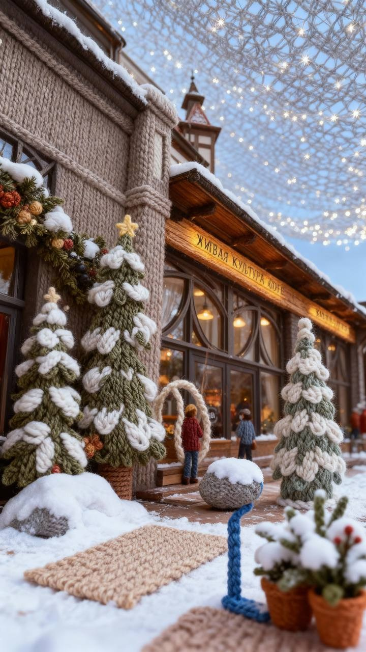 «Вязаный». Ekaterina Kiral — Visual Branding & AI Creation