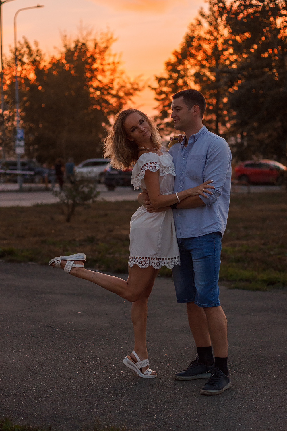 Лав стори на закате. Контентный фотограф в Перми Натали Кытманова