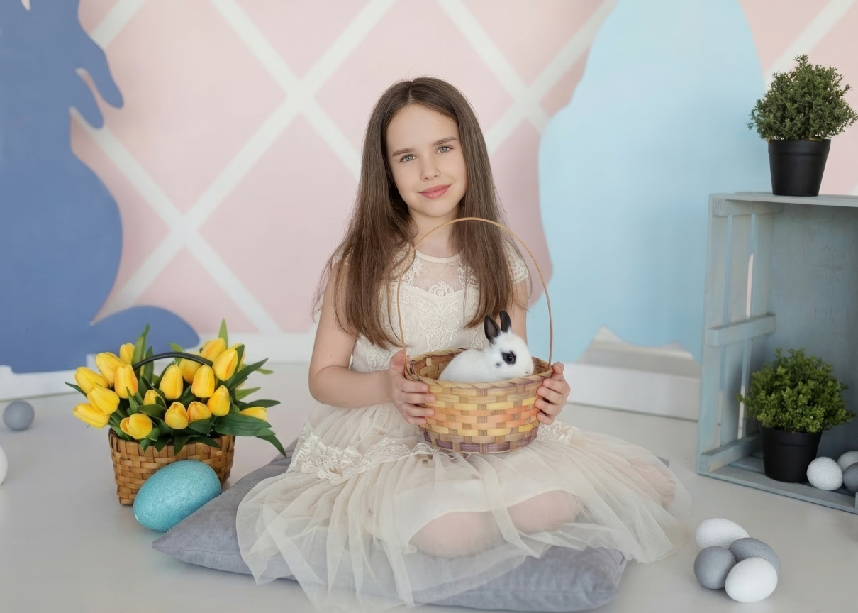 💫 Пасхальная фотосессия в балетной студии — семья Ангелины. Семейный и детский фотограф в Москве Юлия