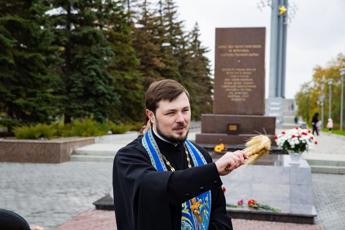 Священник поздравил кадетов с принятием Присяги. Саратовское Северо-Западное благочиние