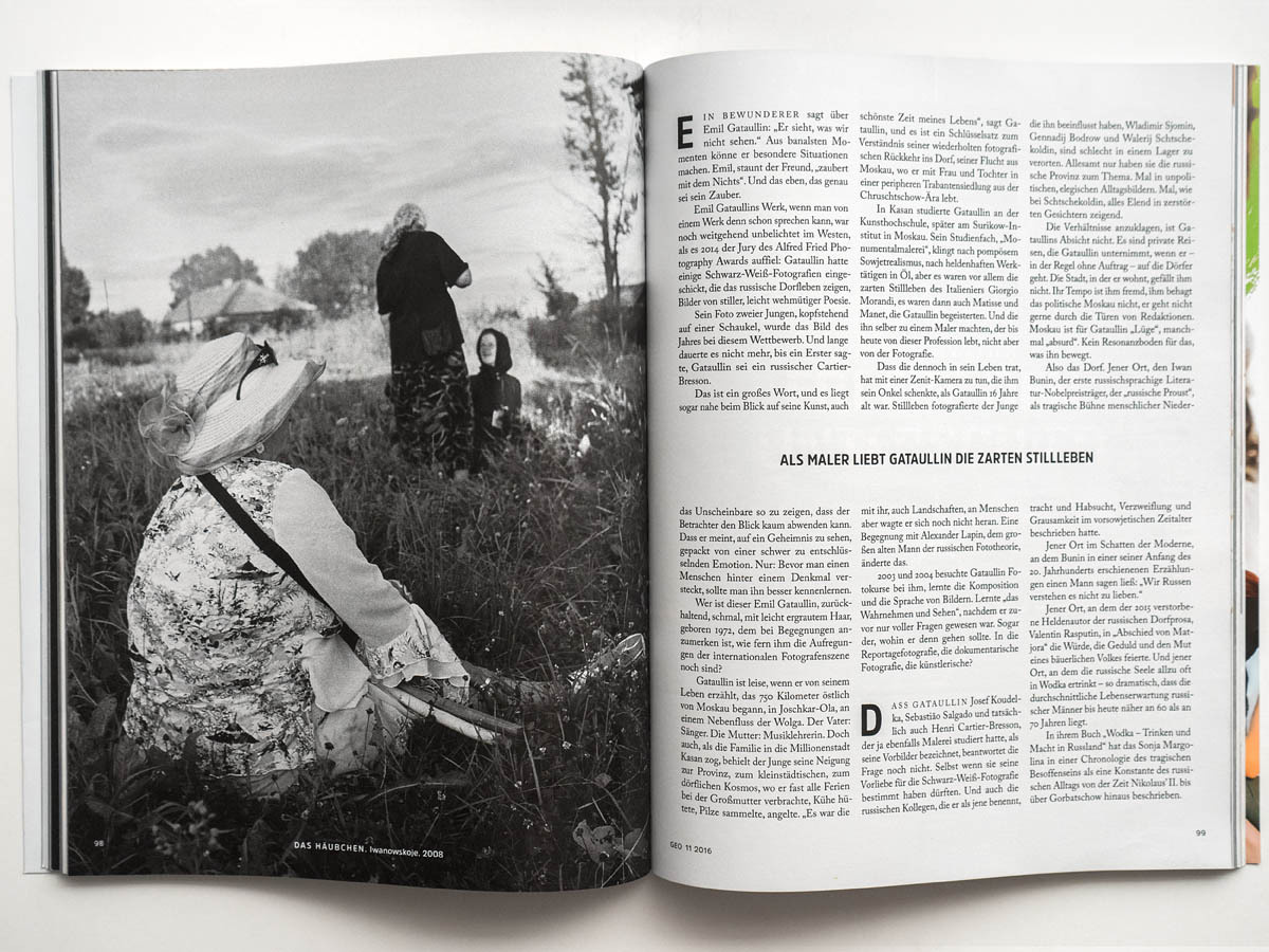 GEO Germany 11/2016 album. Emil Gataullin