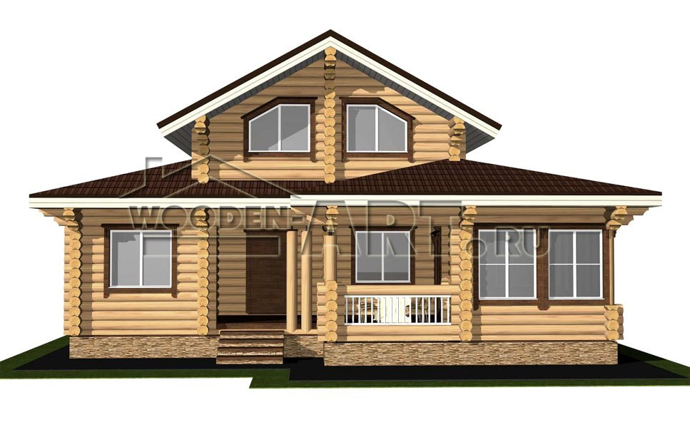 «Журавлево» 182 кв. м. Проекты деревянных домов