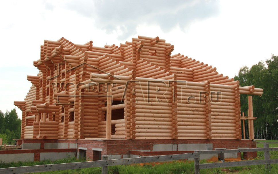 «Иваново» 369 кв. м. Проекты деревянных домов