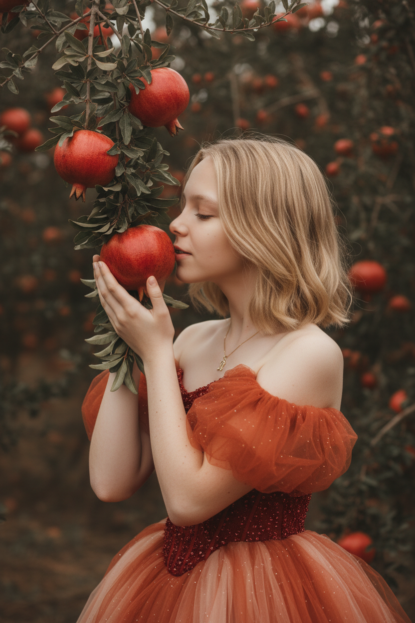 В гранатовом саду. Шаблоны и дизайны выпускных альбомов и фотокниг