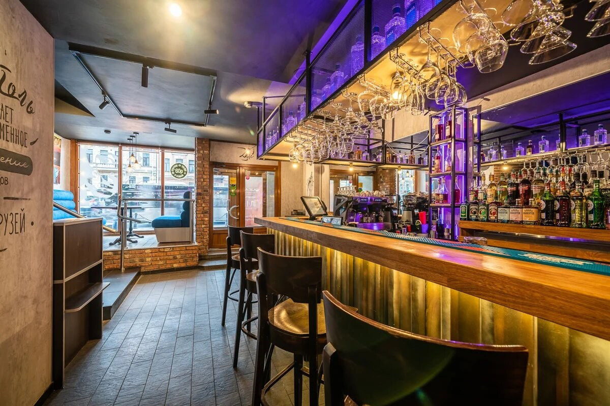 Ресторан-бар «Дали» г. Санкт-Петербург. Батракова Наталья дизайнер интерьеров Санкт-Петербург Москва Архангель