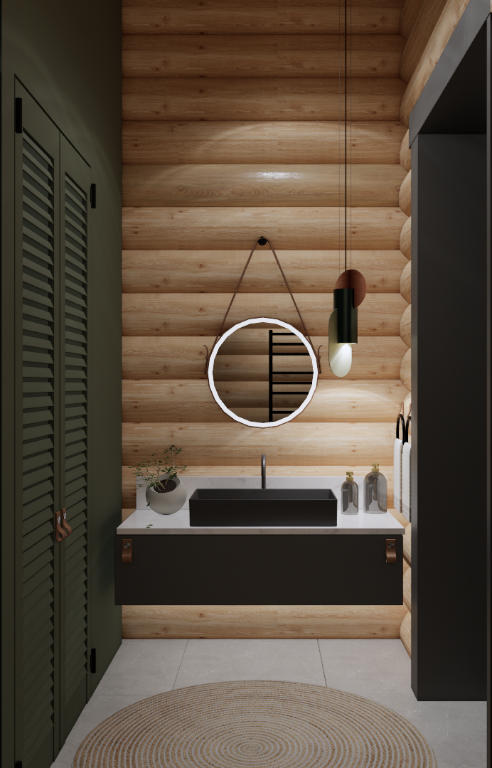 Дом-баня для сдачи в аренду 160 кв. м. Дизайнер интерьеров г. Москва Ольга Богданова