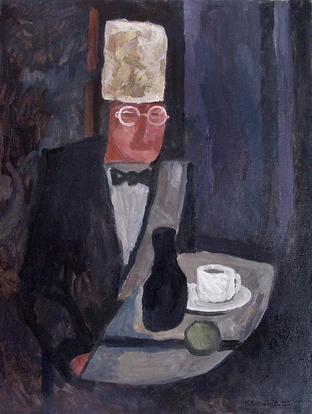 «Официант» 2002 год. Художник Величко Вадим Семёнович