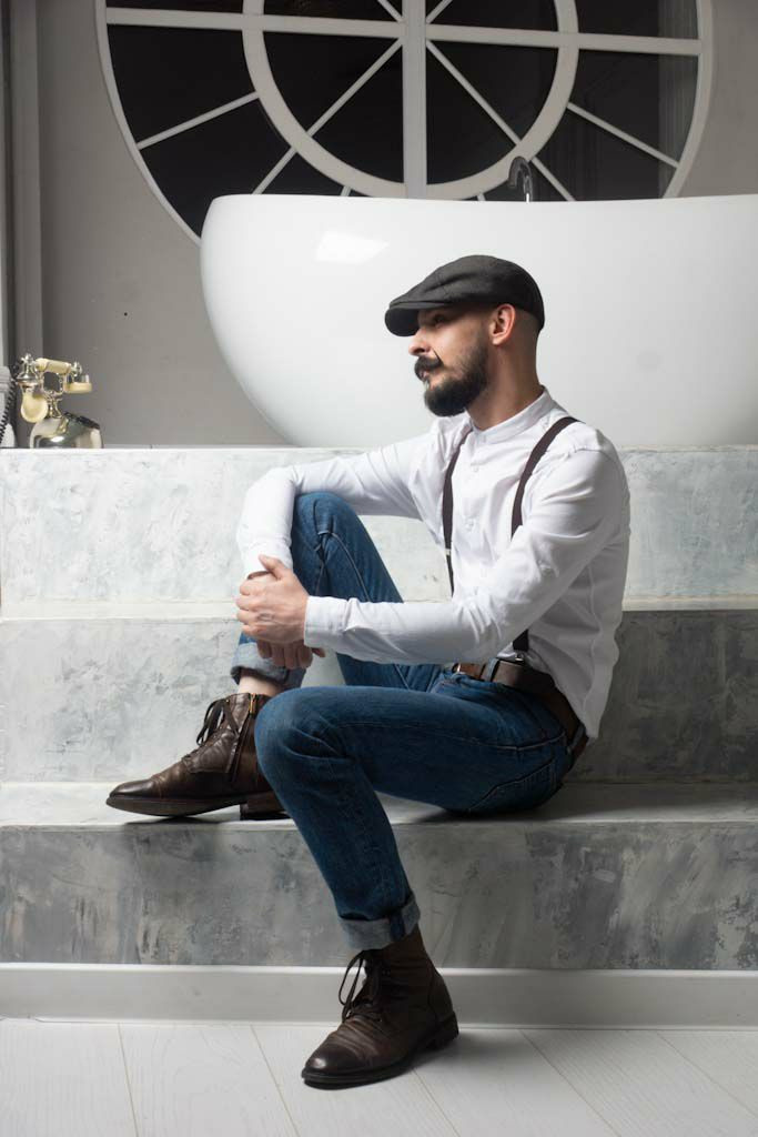 Мужской портрет в английском стиле. Strona internetowa fotografki Elly Tev