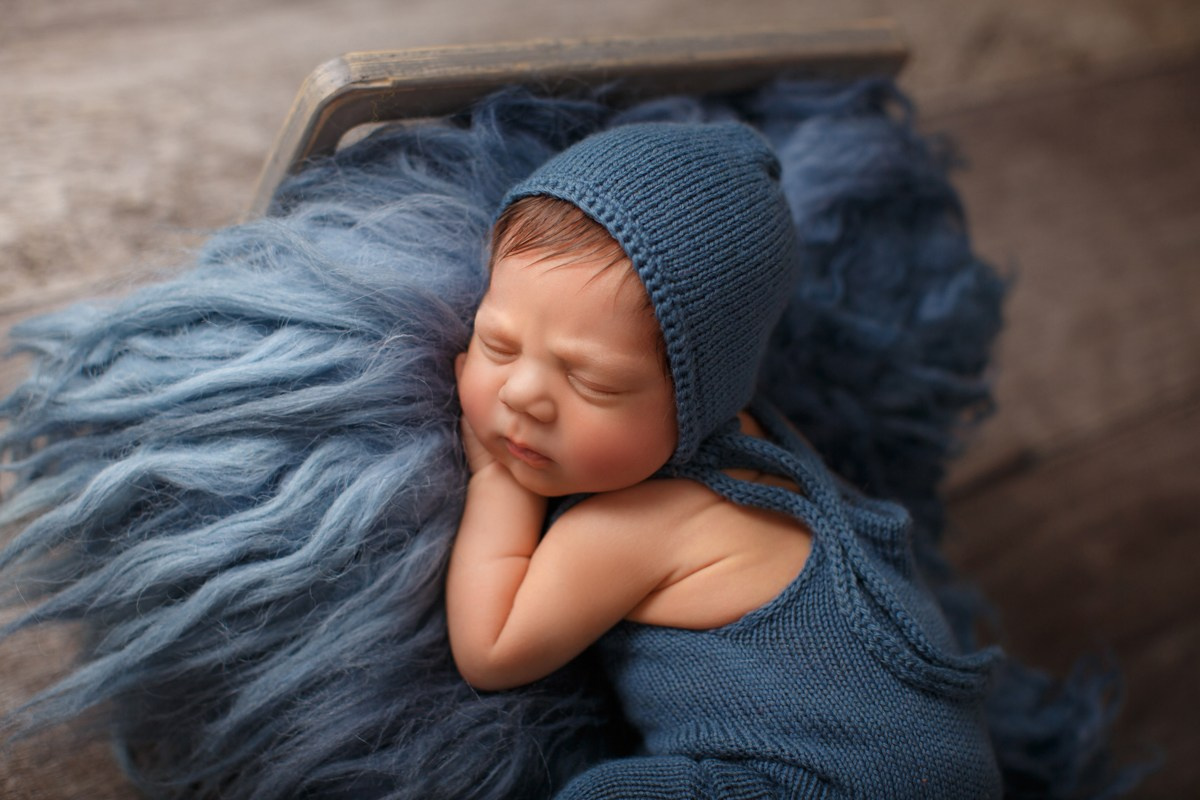 Deep blue. Фотограф новорожденных, семейный фотограф в Санкт-Петербурге