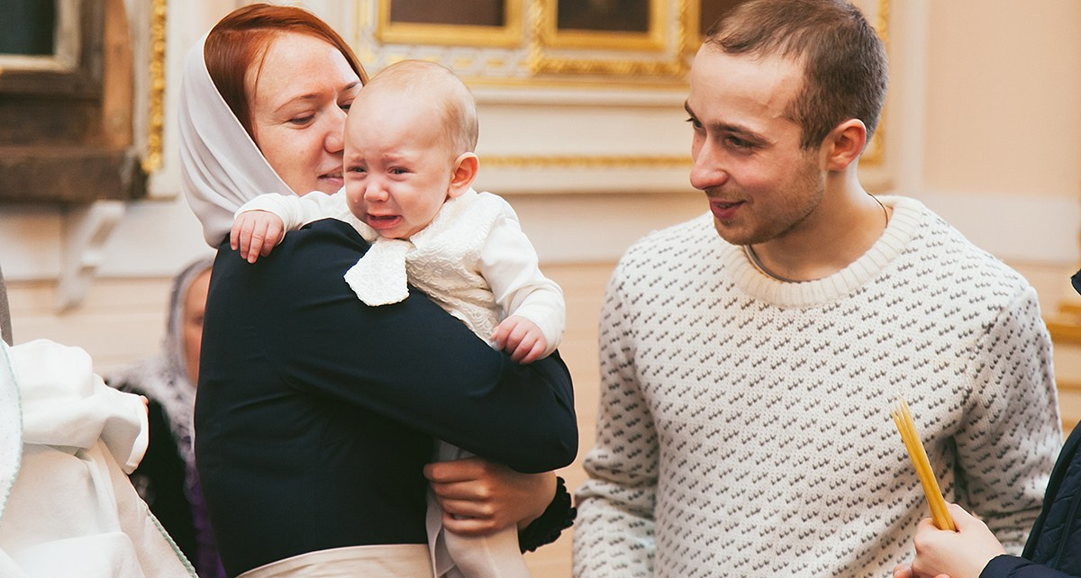 Крещение Владимирская церковь, Лисий Нос. Фотограф на крещение в Санкт Петербурге