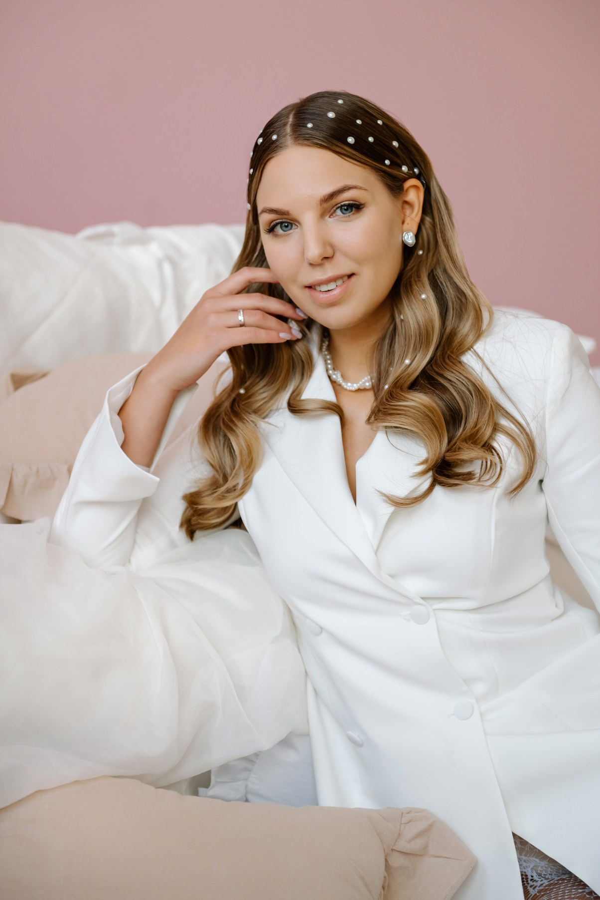 С цветами и жемчугом. Свадебный и сеейный фотограф в Санкт-Петербурге Елена Худякова