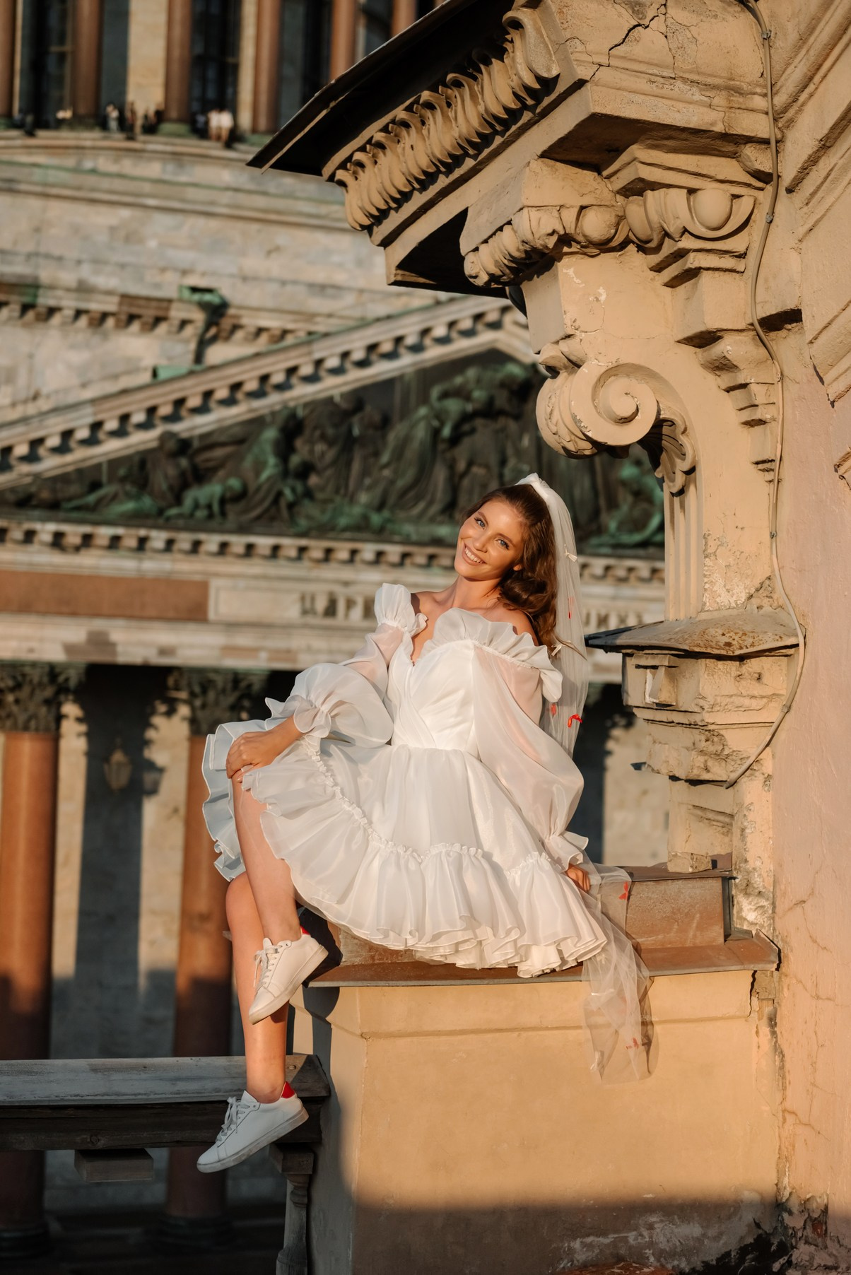 Крыша Исаакиевский собор. Свадебный и сеейный фотограф в Санкт-Петербурге Елена Худякова