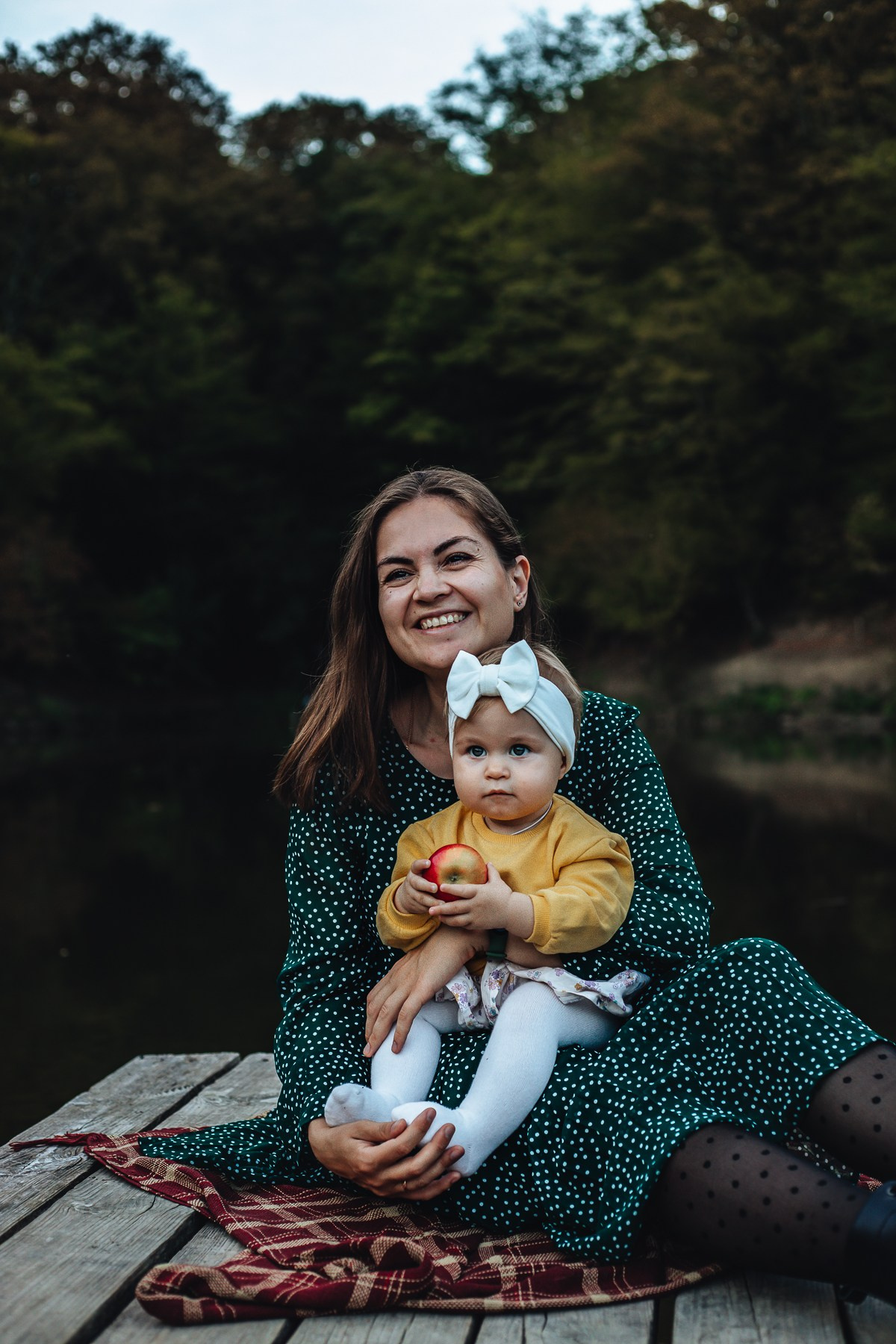 Иван, Ольга и Мира — в персиковом саду. Семейный фотограф Новороссийск, Анапа, Геленджик — Юлия Давыдова