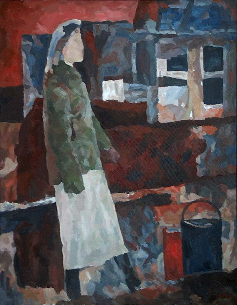 «На берегу» 2004 год Собр. А.Кастаньер. Испания. Художник Величко Вадим Семёнович