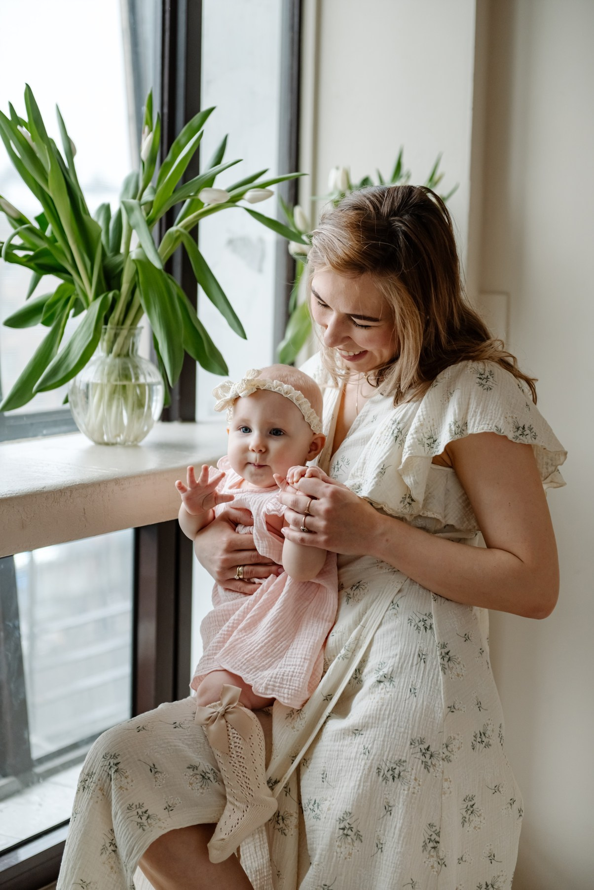 Семейная фотосессия с тюльпанами. Свадебный и семейный фотограф в Санкт-Петербурге Елена Худякова