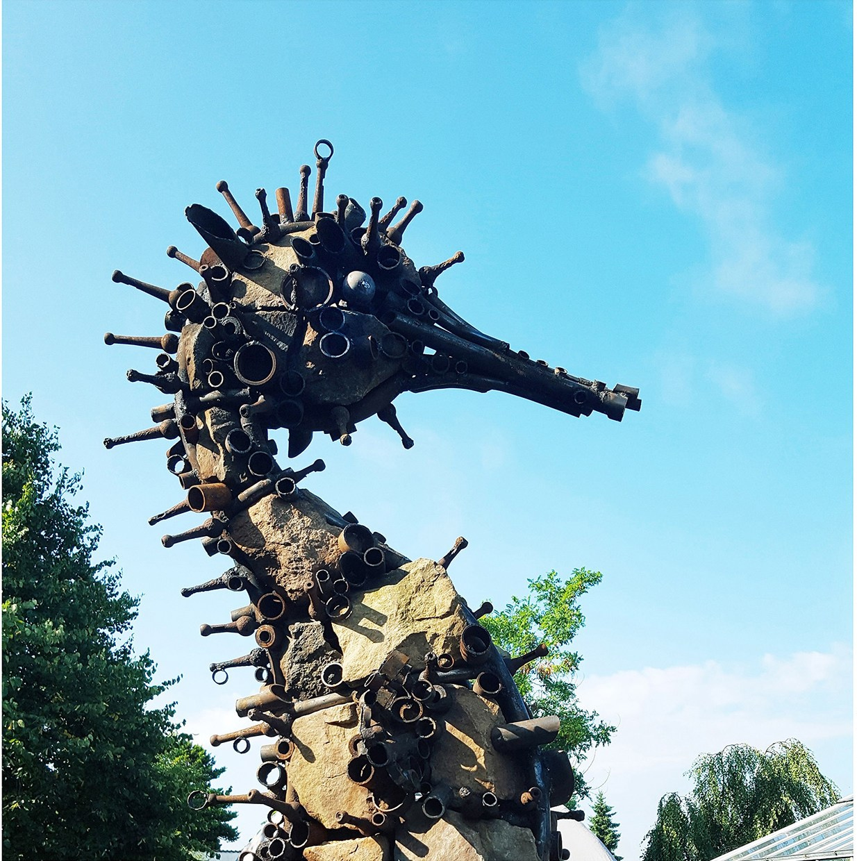 Морской конёк _ Германия _ Дангаст _ Северное море _ 2018. Художник — скульптор Антонина Фатхуллина