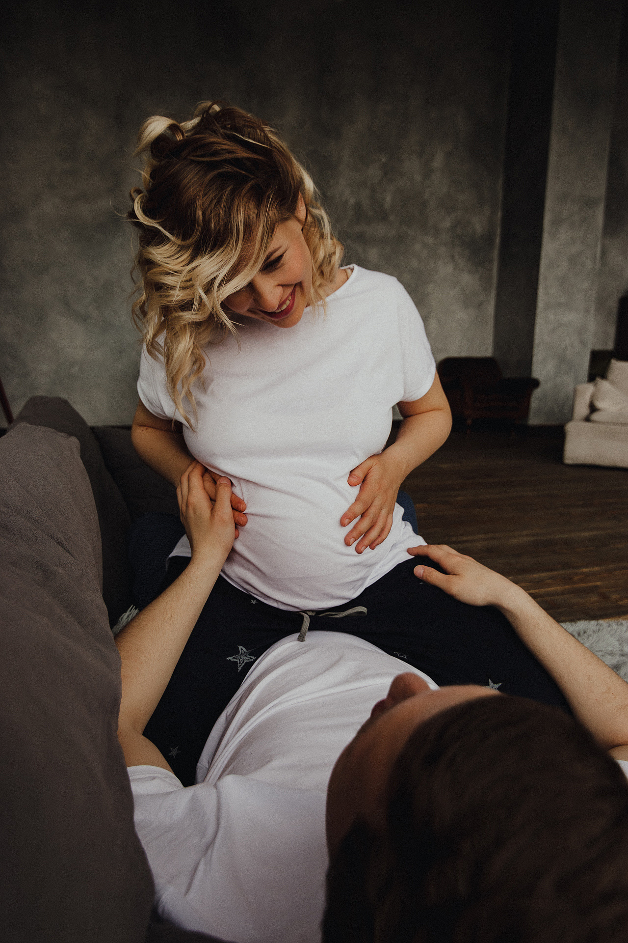 Фотосессия в студии в ожидании чуда в Санкт-Петербурге