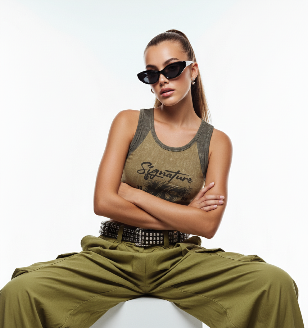 Фотосессия для бренда CainZoven | Топы. Графический дизайнер AI в Москве Валерия Кос