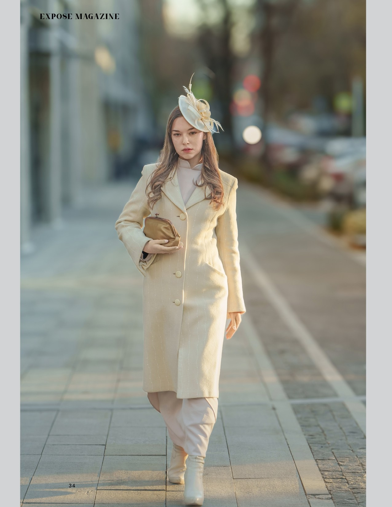 Женский портрет в стиле lifestyle, прогулка по городу Екатеринбург