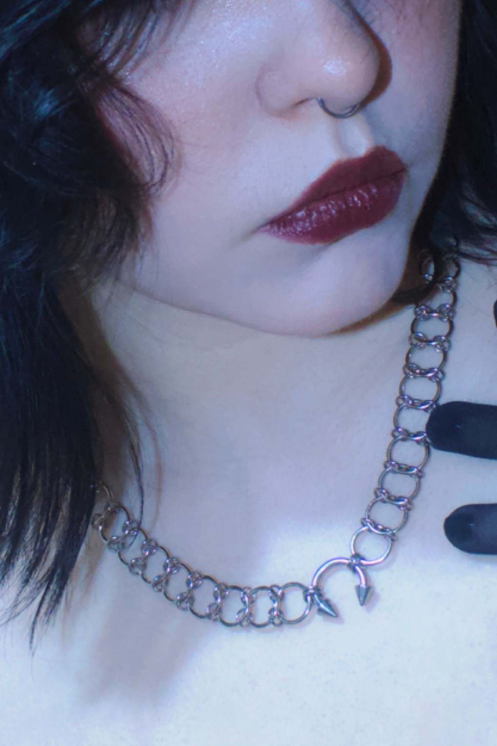 Чокеры из кольчуги. Украшения из кольчуги в Москве Соня Спросонья