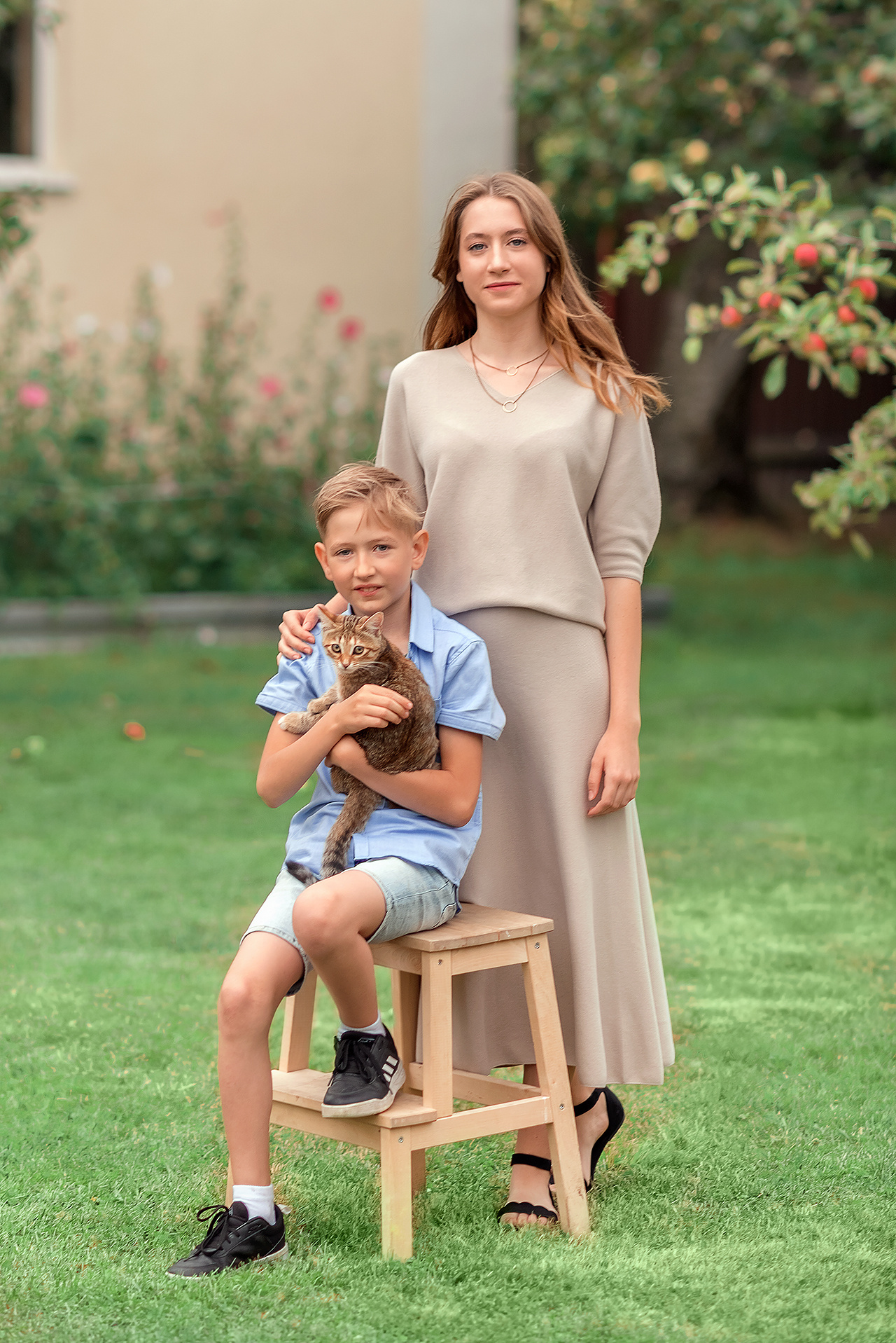 Фотосессия большой семьи в Санкт-Петербурге. Фотограф Юлия Кондратьева