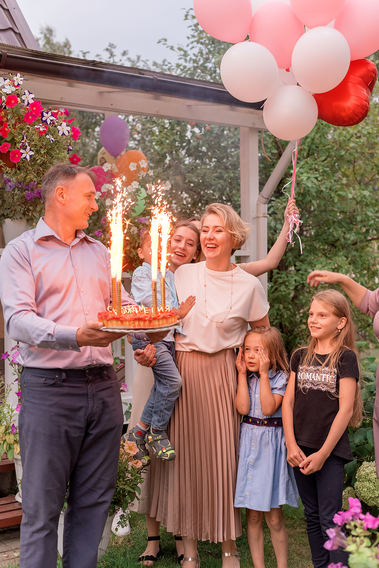 Фотосессия большой семьи в Санкт-Петербурге. Фотограф Юлия Кондратьева