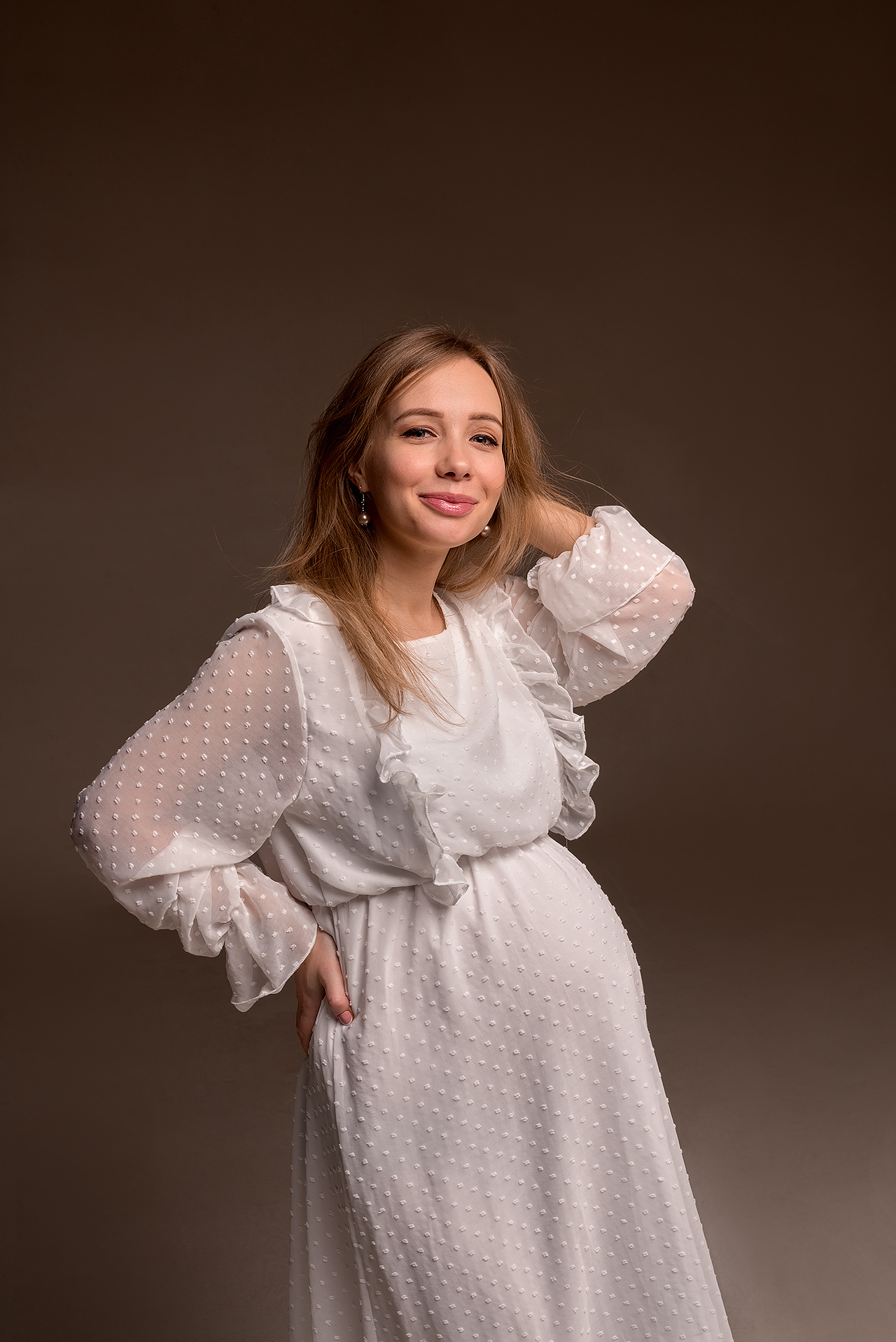 Фотосессия беременности в Циклораме. Фотограф Юлия Кондратьева