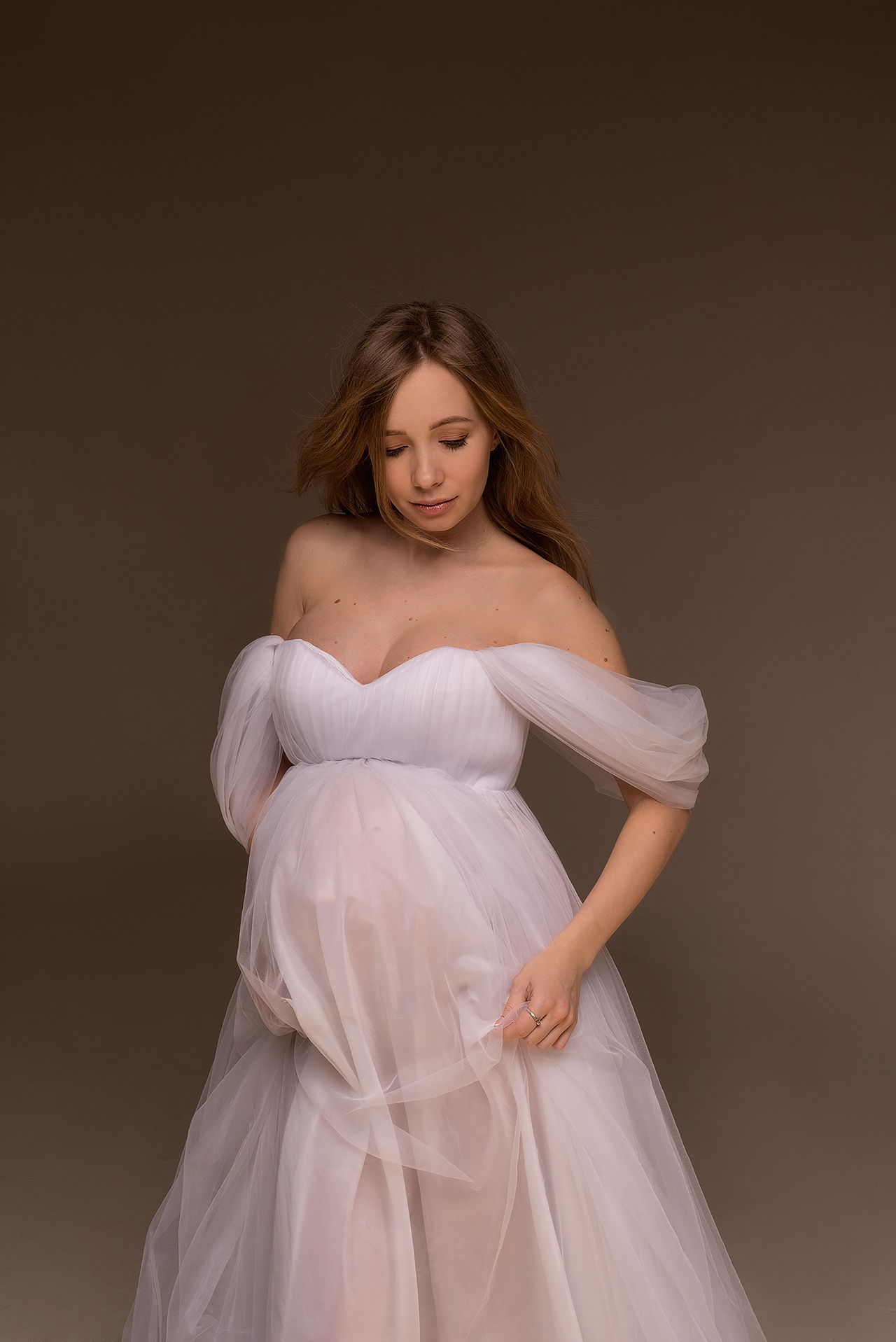 Фотосессия беременности в Циклораме. Фотограф Юлия Кондратьева