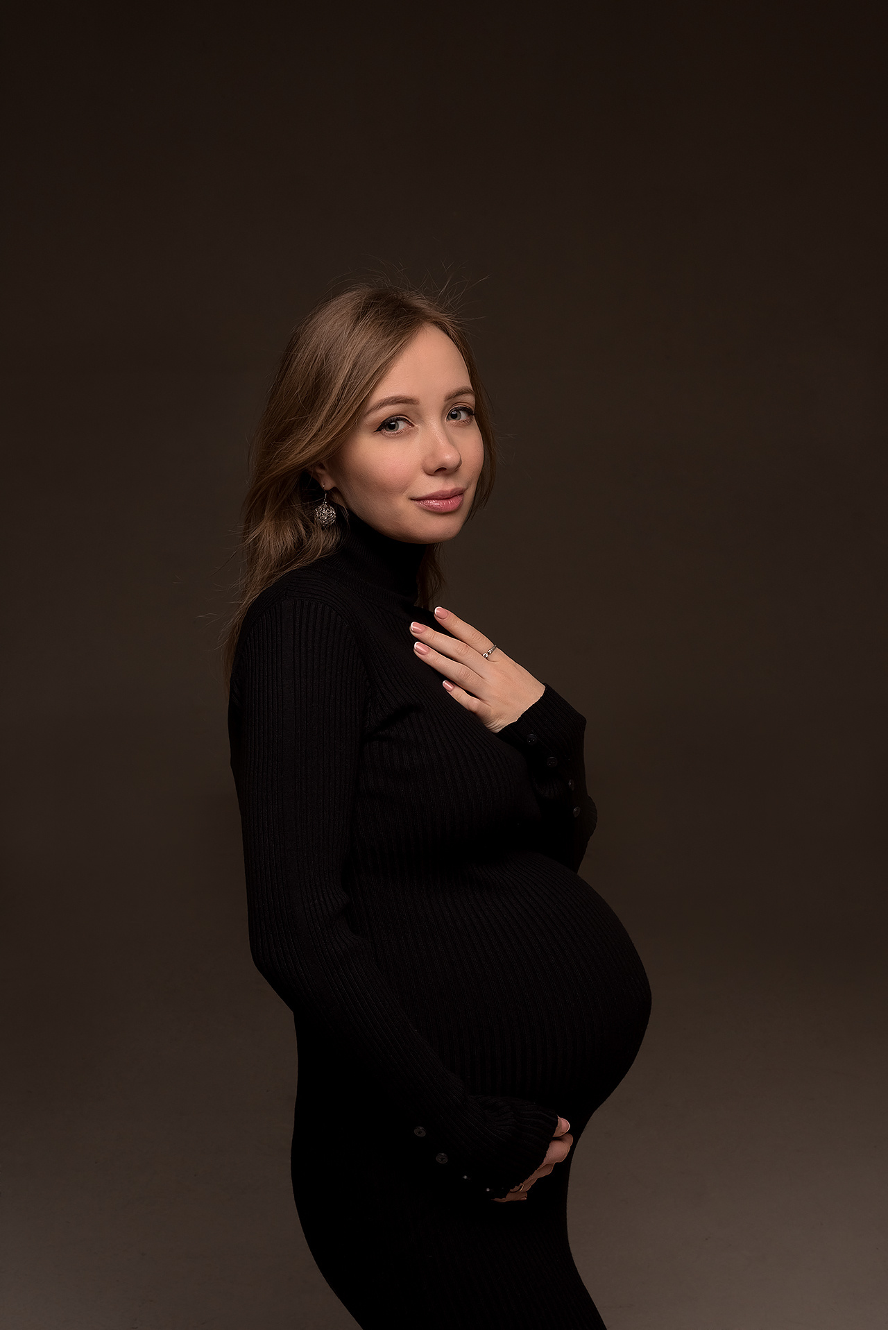 Фотосессия беременности в Циклораме. Фотограф Юлия Кондратьева