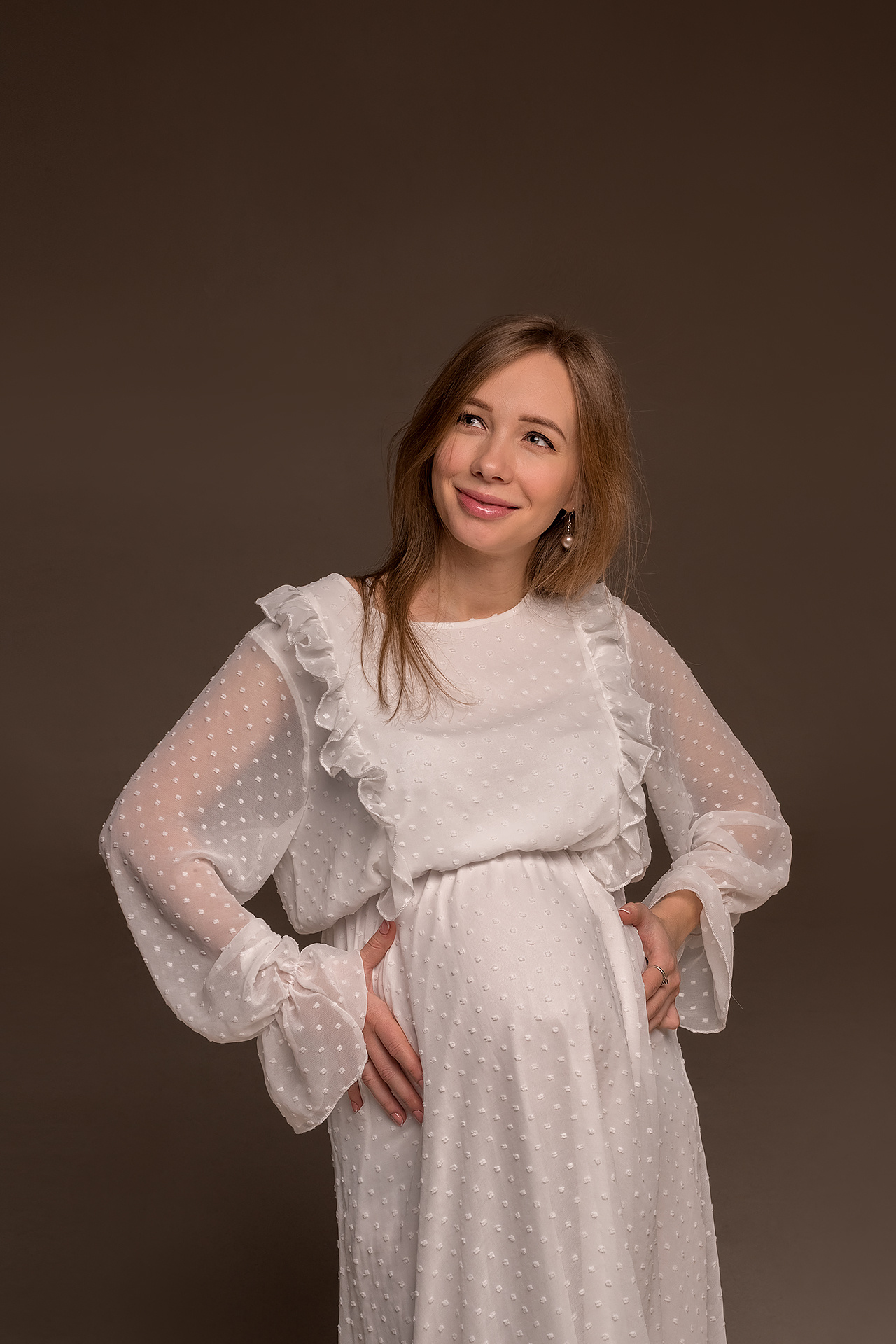 Фотосессия беременности в Циклораме. Фотограф Юлия Кондратьева